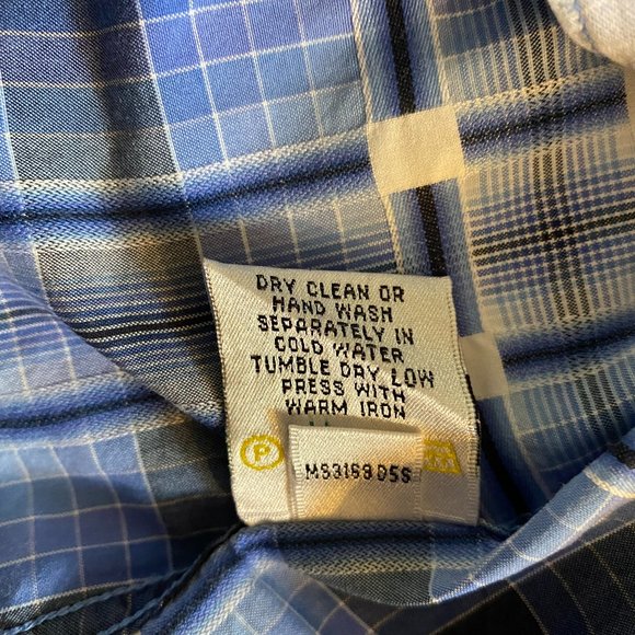 BUGATCHI Men's 100% Cotton button-down Long-sleeved Shirt Medium - Picture 6 of 9